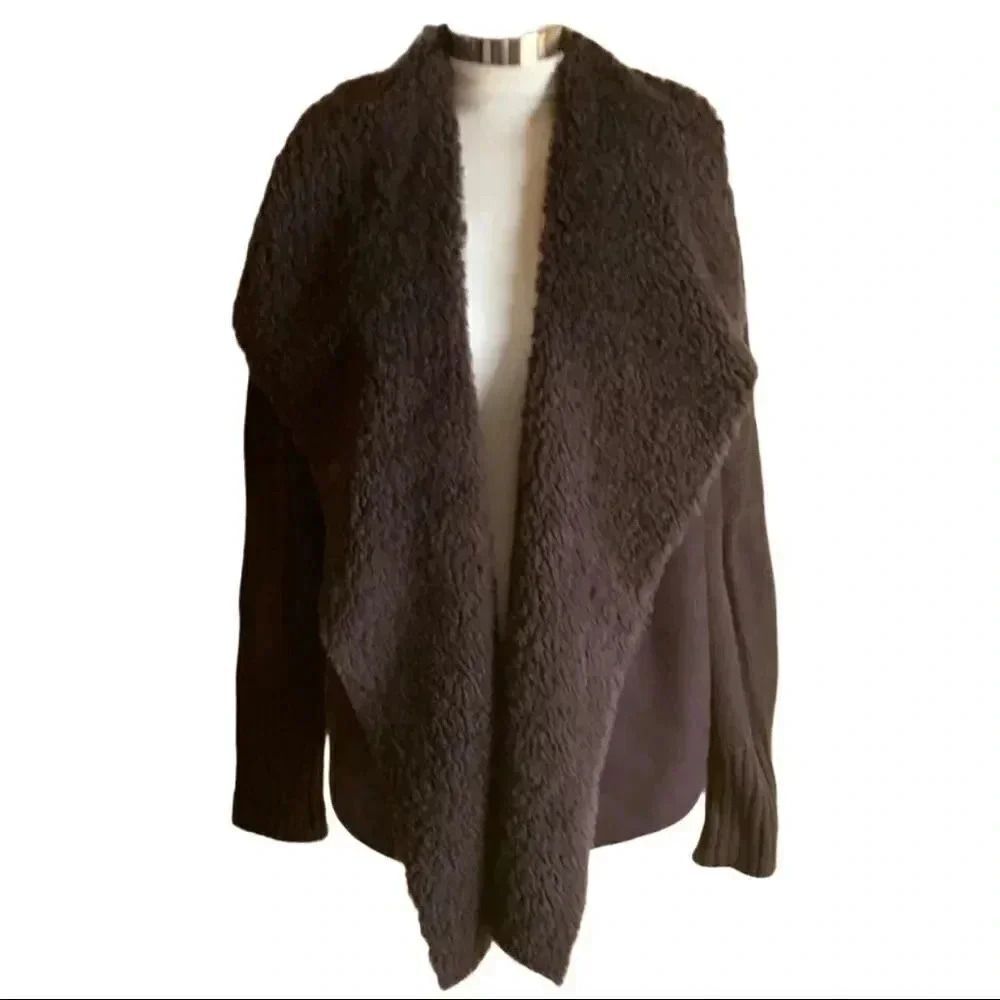 Chelsea & Theodore Faux & Faux‎ Suede Jacket Size XXL